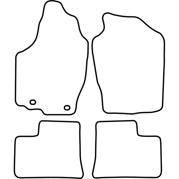 Textilmatta, kupé, Fram och bak Autostyle TM SZ513V AutoStyle