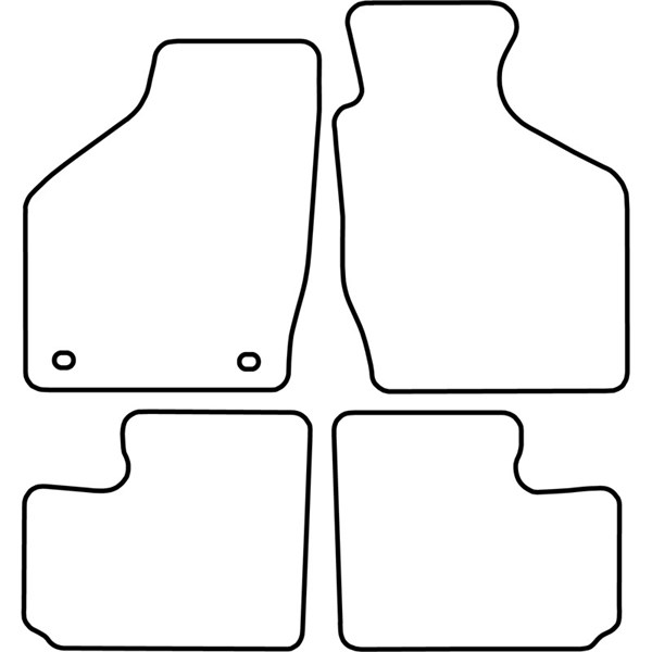 Textilmatta, kupé, Fram och bak Autostyle TM SZ514V AutoStyle