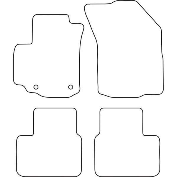 Textilmatta, kupé, Fram och bak Autostyle TM SZ517V AutoStyle Textilmatta, kupé, Fram och bak Autostyle TM SZ517V AutoStyle