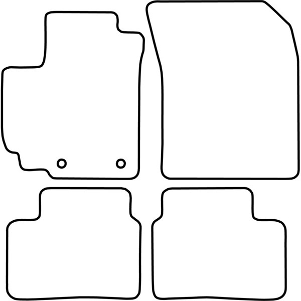 Textilmatta, kupé, Fram och bak Autostyle TM SZ523V AutoStyle Textilmatta, kupé, Fram och bak Autostyle TM SZ523V AutoStyle