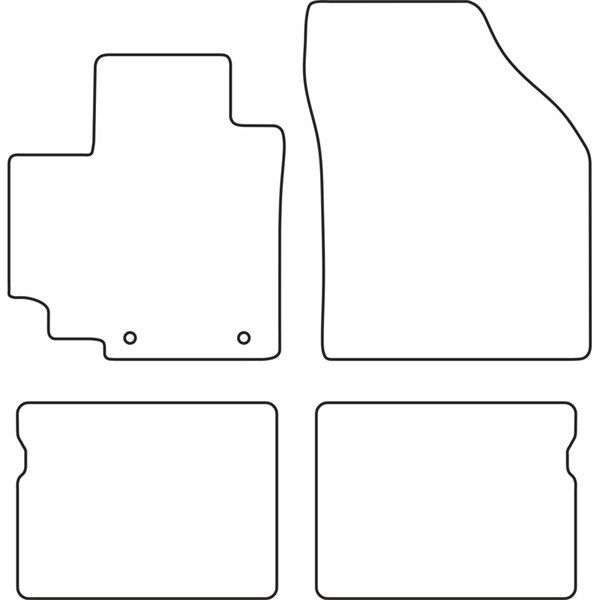 Textilmatta, kupé, Fram och bak Autostyle TM SZ524V AutoStyle Textilmatta, kupé, Fram och bak Autostyle TM SZ524V AutoStyle