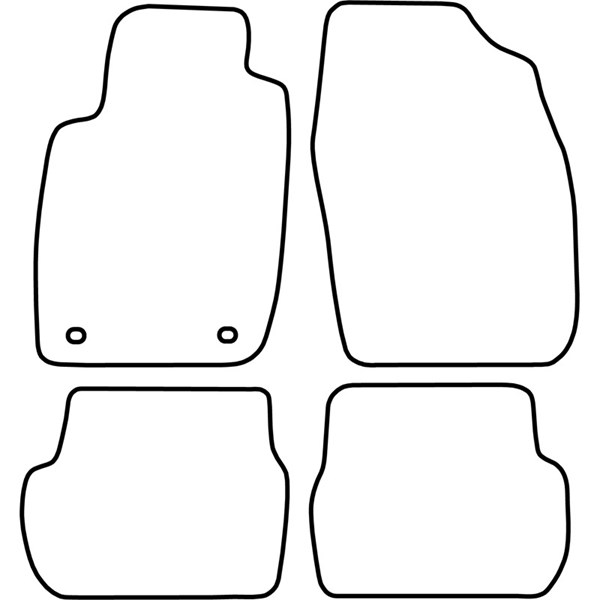 Textilmatta, kupé, Fram och bak Autostyle TM TO505V AutoStyle Textilmatta, kupé, Fram och bak Autostyle TM TO505V AutoStyle