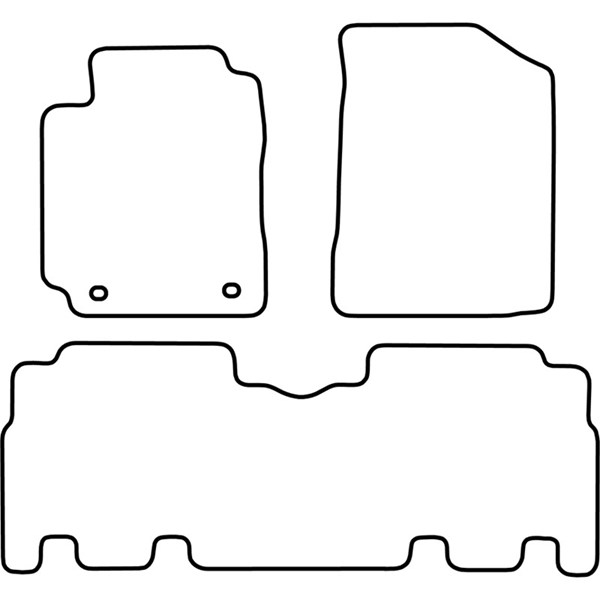 Textilmatta, kupé, Fram och bak Autostyle TM TO515V AutoStyle Textilmatta, kupé, Fram och bak Autostyle TM TO515V AutoStyle