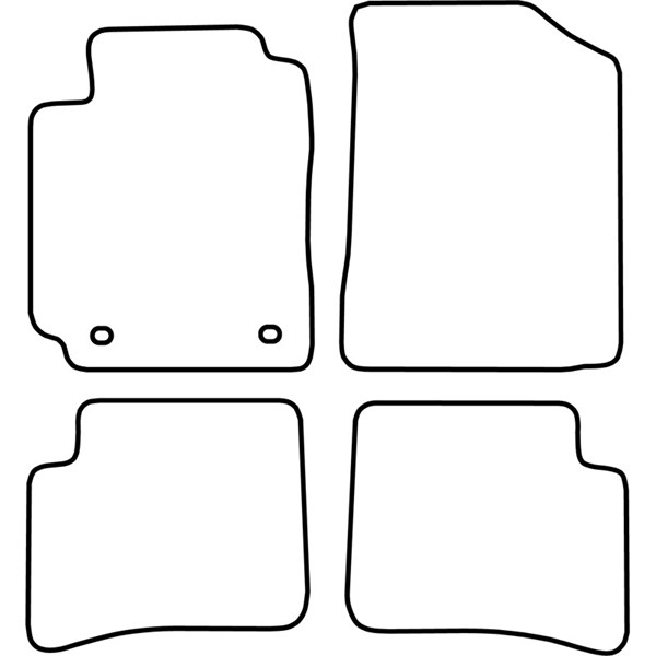 Textilmatta, kupé, Fram och bak Autostyle TM TO522V AutoStyle Textilmatta, kupé, Fram och bak Autostyle TM TO522V AutoStyle