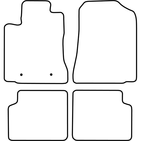 Textilmatta, kupé, Fram och bak Autostyle TM TO532V AutoStyle