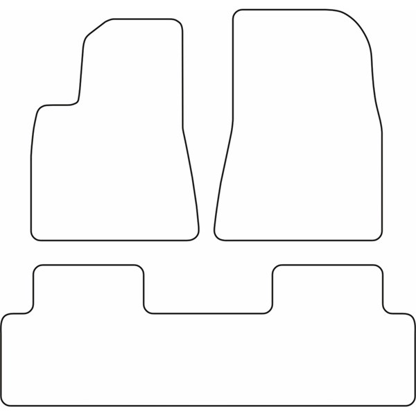 Textilmatta, kupé, Fram och bak Autostyle TM TS504V AutoStyle