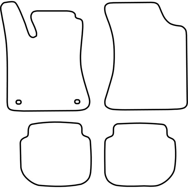 Textilmatta, kupé, Fram och bak Autostyle TM VO501V AutoStyle Textilmatta, kupé, Fram och bak Autostyle TM VO501V AutoStyle
