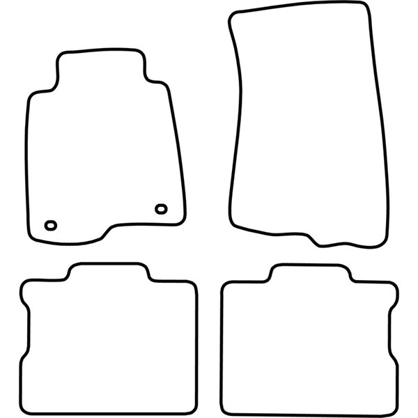 Textilmatta, kupé, Fram och bak Autostyle TM VO504V AutoStyle Textilmatta, kupé, Fram och bak Autostyle TM VO504V AutoStyle