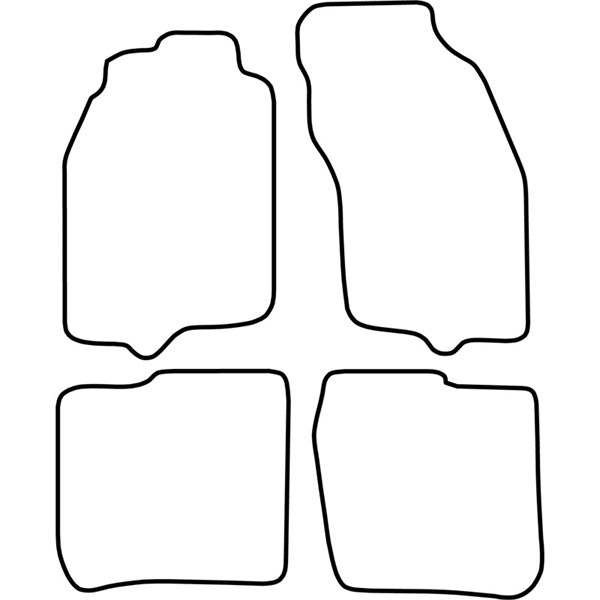 Textilmatta, kupé, Fram och bak Autostyle TM VO506V AutoStyle Textilmatta, kupé, Fram och bak Autostyle TM VO506V AutoStyle