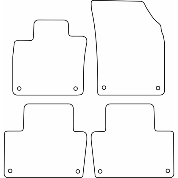 Textilmatta, kupé, Fram och bak Autostyle TM VO524V AutoStyle Textilmatta, kupé, Fram och bak Autostyle TM VO524V AutoStyle