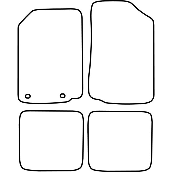 Textilmatta, kupé, Fram och bak Autostyle TM VW501V AutoStyle Textilmatta, kupé, Fram och bak Autostyle TM VW501V AutoStyle