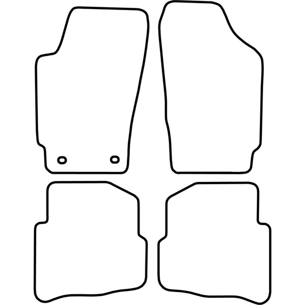 Textilmatta, kupé, Fram och bak Autostyle TM VW531V AutoStyle Textilmatta, kupé, Fram och bak Autostyle TM VW531V AutoStyle