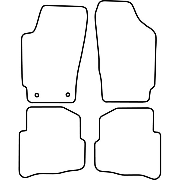 Textilmatta, kupé, Fram och bak Autostyle TM VW537V AutoStyle Textilmatta, kupé, Fram och bak Autostyle TM VW537V AutoStyle