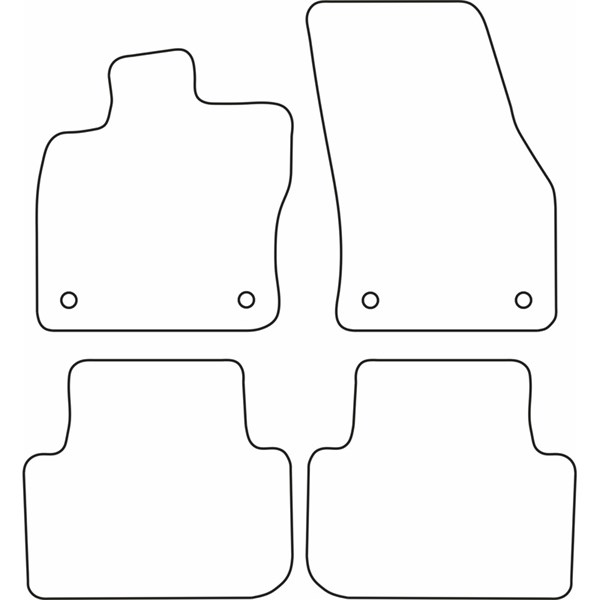 Textilmatta, kupé, Fram och bak Autostyle TM VW555V AutoStyle Textilmatta, kupé, Fram och bak Autostyle TM VW555V AutoStyle