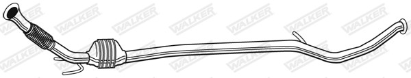Katalysator, Fram, Fordonsfront Walker 20906 WALKER