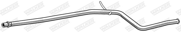 Avgasrör, Bak, Mitt Walker 22410 WALKER