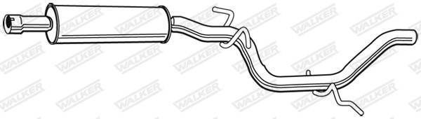 Mittenljuddämpare, Mitt Walker 23029 WALKER