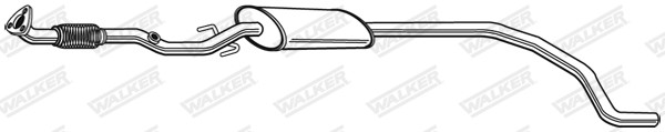 Mittenljuddämpare Walker 23383 WALKER