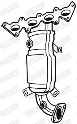 Katalysator, Fram Walker 28706 WALKER