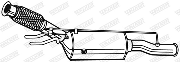 Dieselpartikelfilter, Fram, Mitt Walker Evo c 73171 WALKER