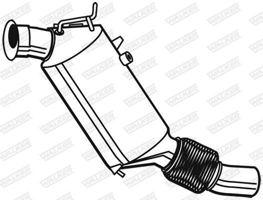 Dieselpartikelfilter, Fram Walker Evo c 73190 WALKER