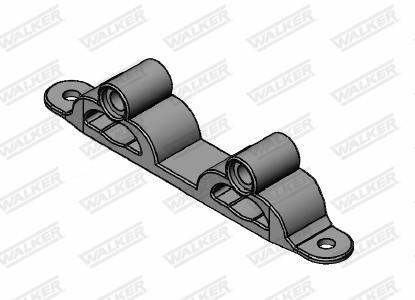 Gummiupphängning, avgassystem Walker 80458 WALKER