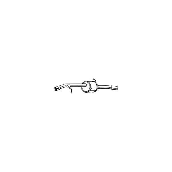 Bakre ljuddämpare Bosal 135-109 BOSAL