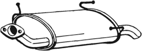 Bakre ljuddämpare Bosal 145-135 BOSAL