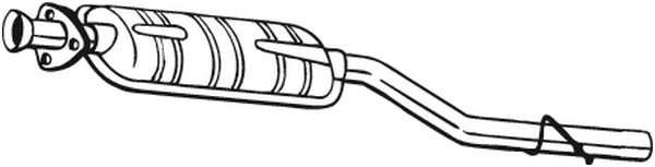 Mittenljuddämpare Bosal 175-023 BOSAL