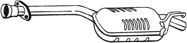 Mittenljuddämpare Bosal 175-135 BOSAL