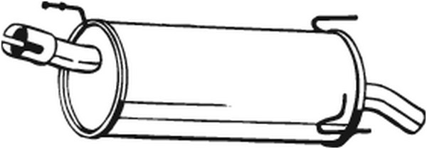 Bakre ljuddämpare Bosal 185-959 BOSAL
