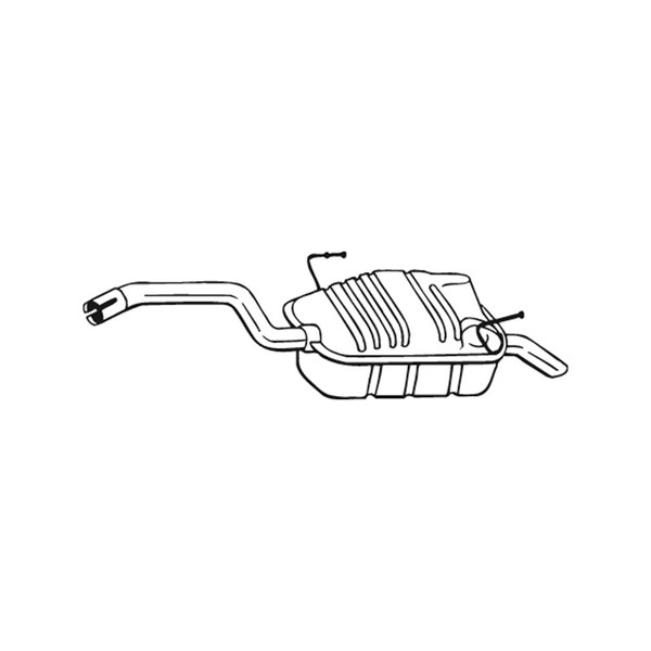 Bakre ljuddämpare Bosal 190-905 BOSAL
