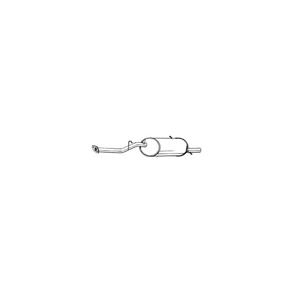 Bakre ljuddämpare Bosal 229-063 BOSAL