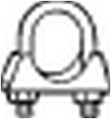 Klämma, avgassystem Bosal 250-162 BOSAL