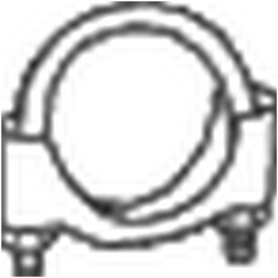 Klämma, avgassystem Bosal Bosal m8 clamp 250-240 BOSAL
