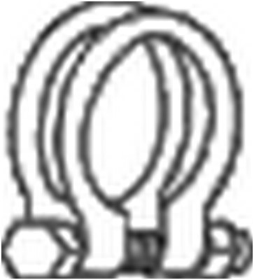 Klämma, avgassystem Bosal 250-453 BOSAL
