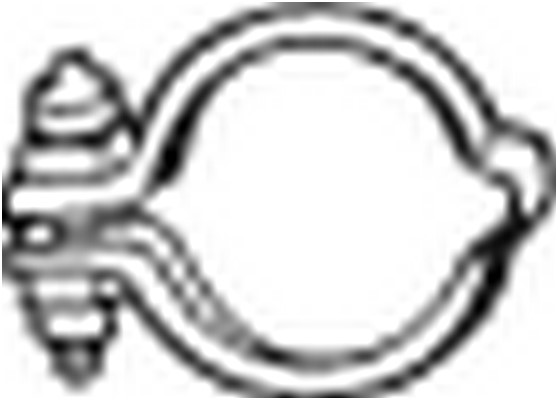 Klämma, avgassystem Bosal 254-030 BOSAL