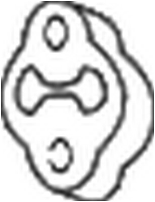 Gummiupphängning, avgassystem Bosal 255-009 BOSAL Gummiupphängning, avgassystem Bosal 255-009 BOSAL