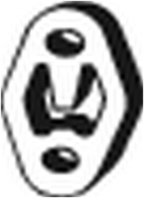 Gummiupphängning, avgassystem Bosal 255-121 BOSAL Gummiupphängning, avgassystem Bosal 255-121 BOSAL