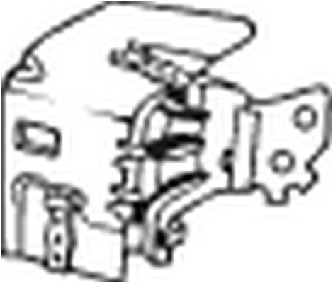 Gummiupphängning, avgassystem Bosal 255-151 BOSAL