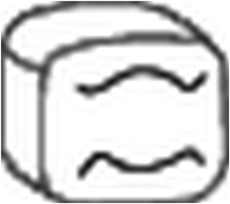 Gummiupphängning, avgassystem Bosal 255-157 BOSAL Gummiupphängning, avgassystem Bosal 255-157 BOSAL