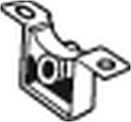 Gummiupphängning, avgassystem Bosal 255-180 BOSAL