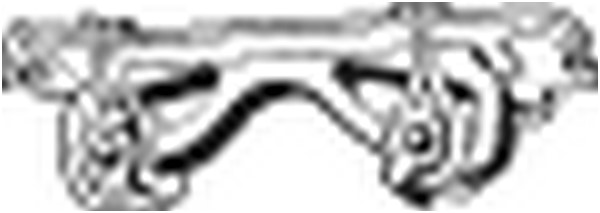 Gummiupphängning, avgassystem Bosal 255-417 BOSAL