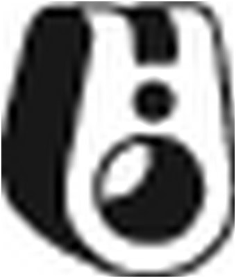 Gummiupphängning, avgassystem Bosal 255-465 BOSAL