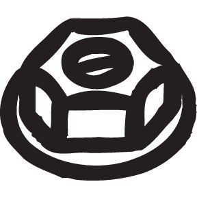 Mutter avgasgrenrör BOSAL BOSAL