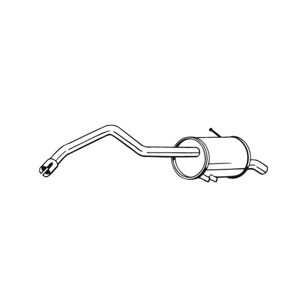 Bakre ljuddämpare Bosal 278-707 BOSAL