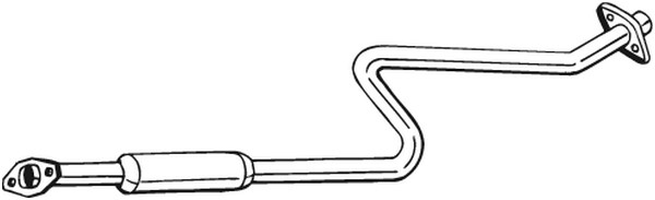 Mittenljuddämpare Bosal 279-033 BOSAL
