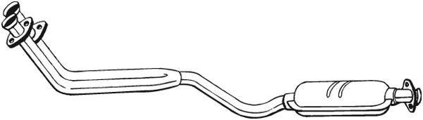 Främre ljuddämpare Bosal 281-299 BOSAL