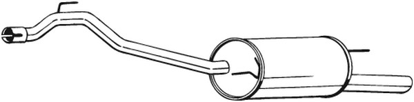 Bakre ljuddämpare Bosal 283-459 BOSAL