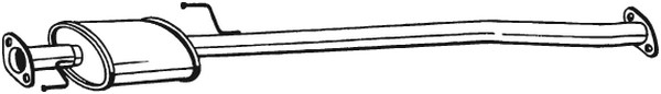 Mittenljuddämpare, Mitt Bosal 283-591 BOSAL